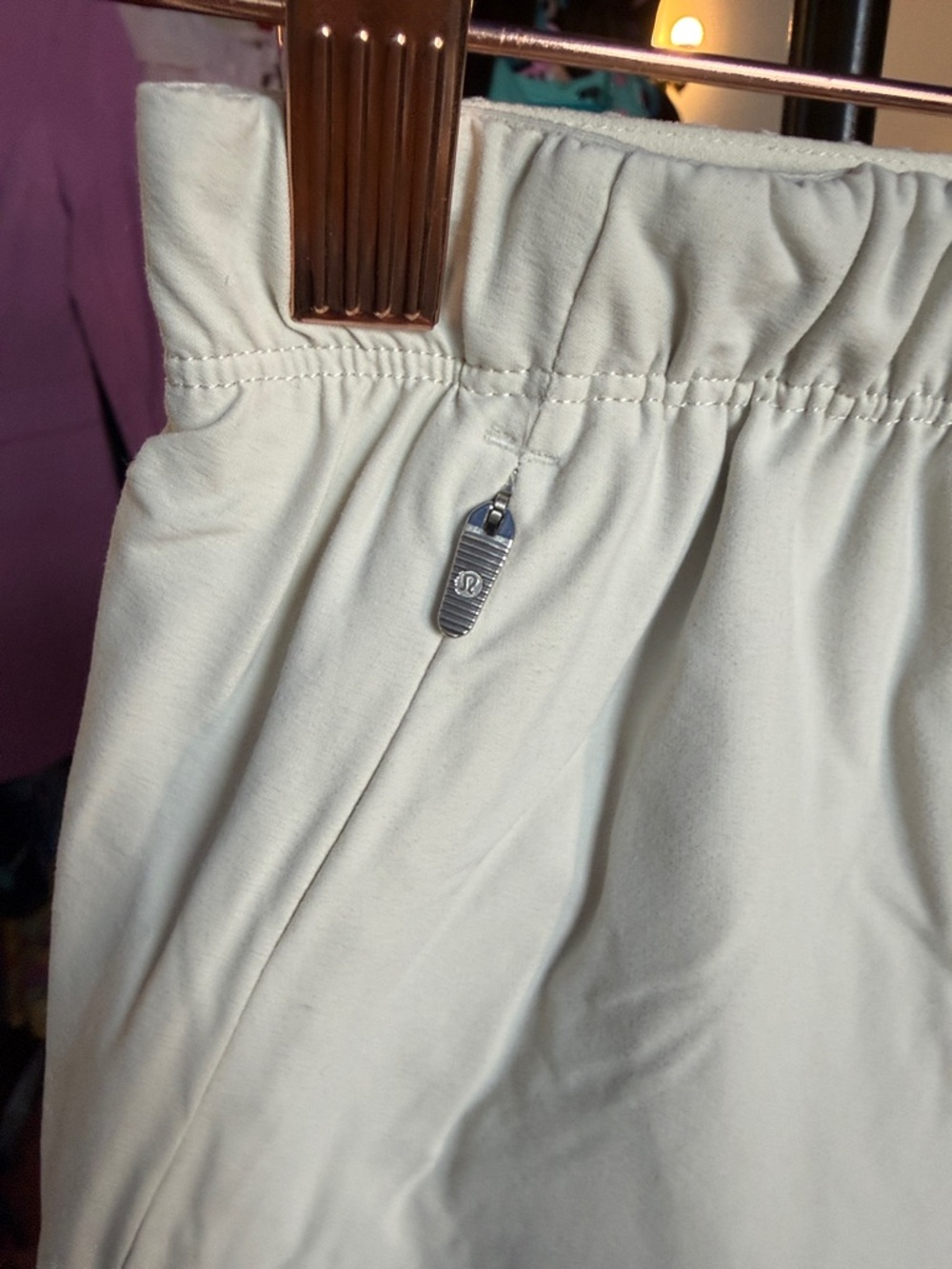 lululemon athletica Cream Elastic-Waist Track Pants - Picture 4 of 9